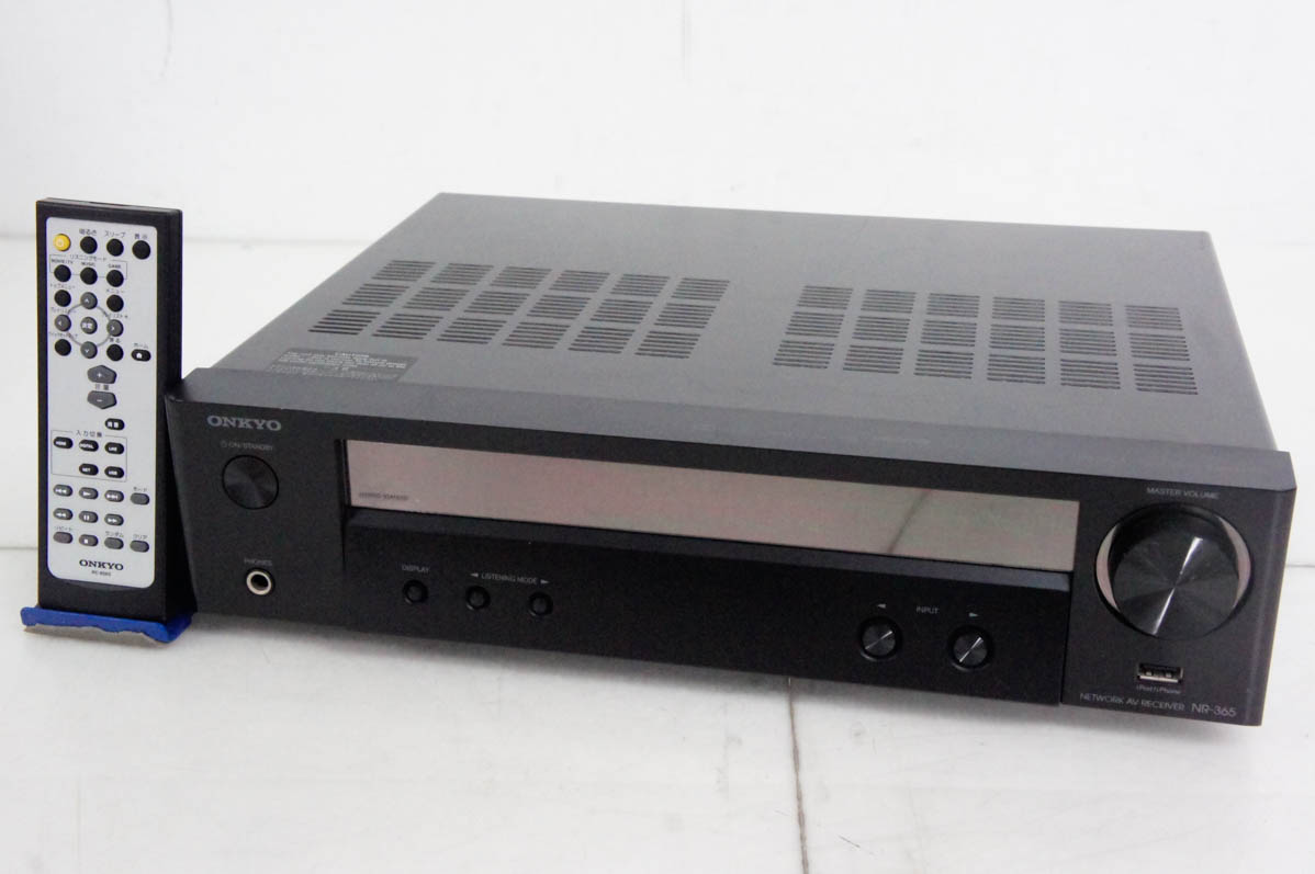 動作品ですが一部考慮 ONKYO ネットワーク AV レシーバー NR-365 ONKYO ネットワークAVレシーバー NR-365(B) アンプ