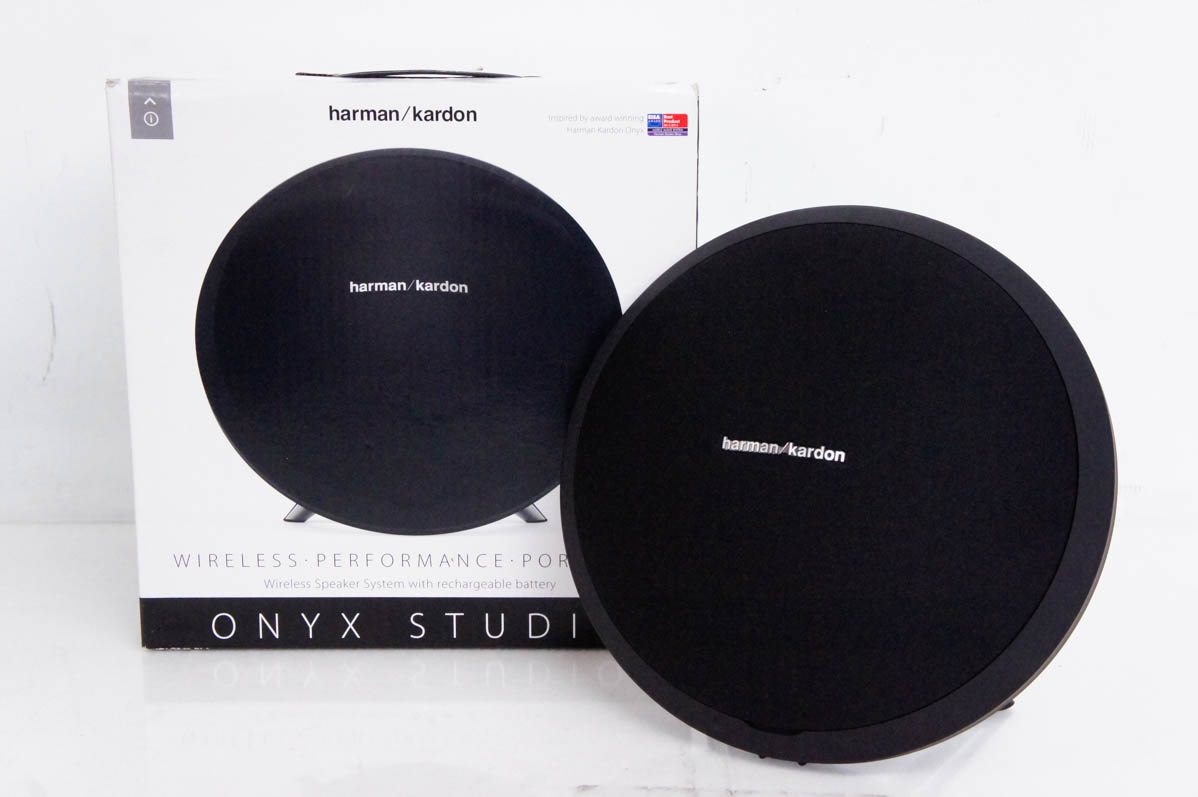 中古 Harman Kardonハーマン カードン Onyx Studio Wireless Bluetooth Speaker ワイヤレススピーカー