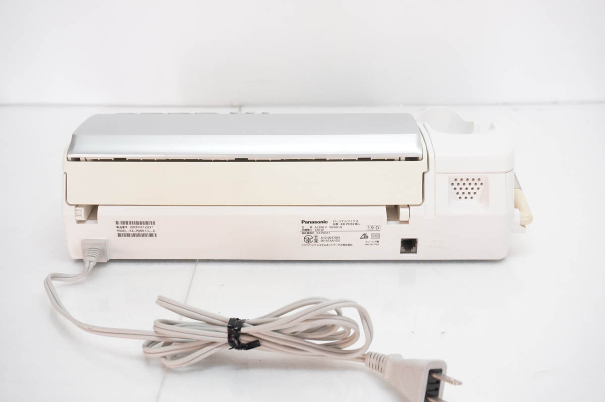 中古 Panasonicパナソニック 普通紙ファックス おたっくす KX-PD551-S