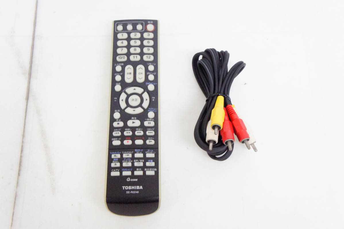 中古 東芝TOSHIBA VTR一体型DVDビデオプレーヤー DVDプレーヤー一体型