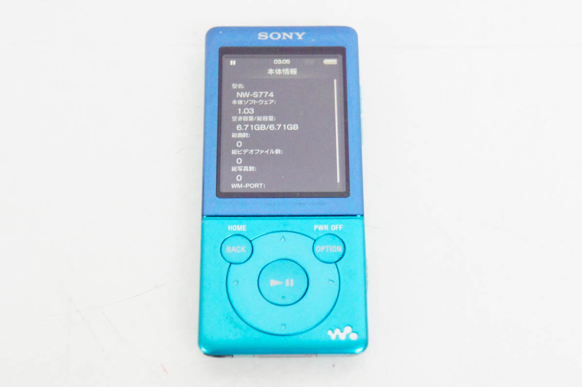 【未使用品】SONY NW-S774K ウォークマン　スピーカー　希少 Amazon.co.jp: SONY ウォークマン Sシリーズ [メモリータイプ