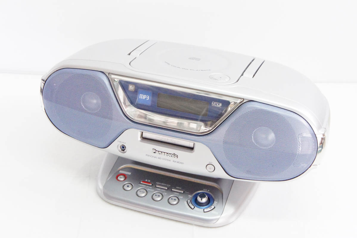 中古 Panasonicパナソニック パーソナルMDシステム CD／MD／ラジオ