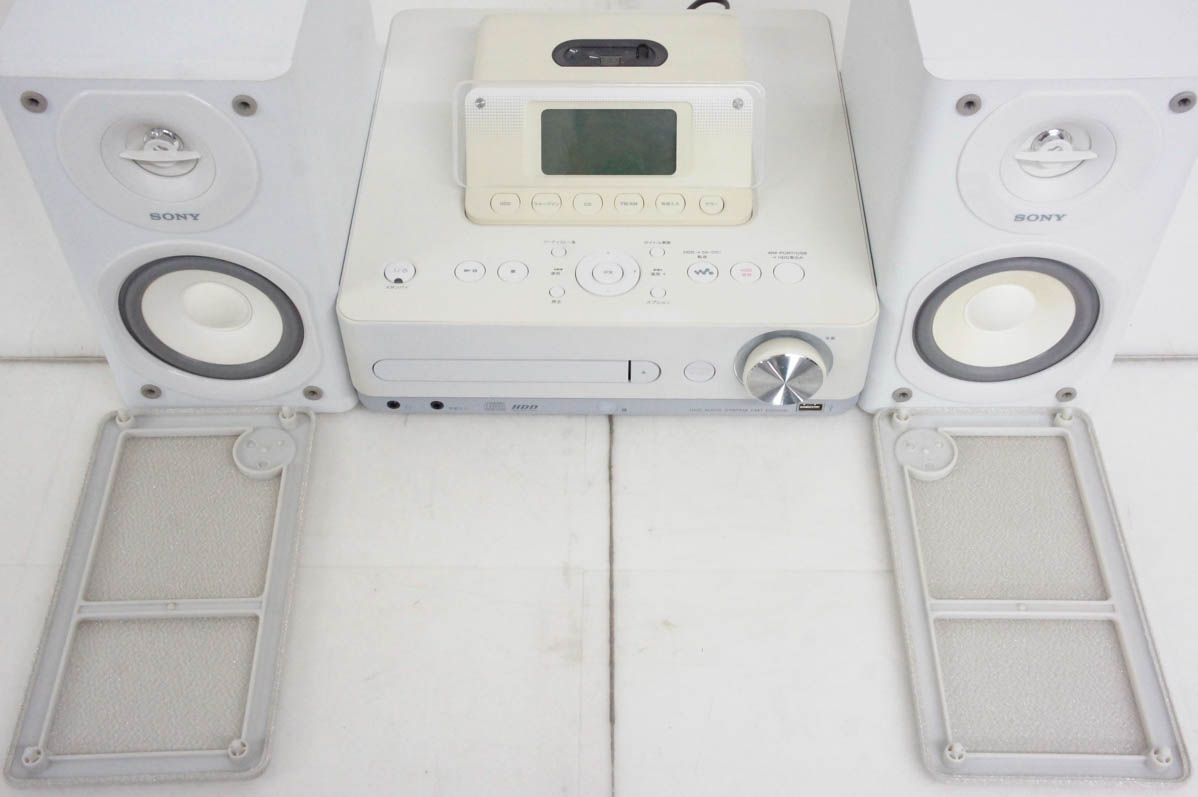 中古 SONYソニー ハードディスクコンポ HDD/CD対応 オーディオ CMT