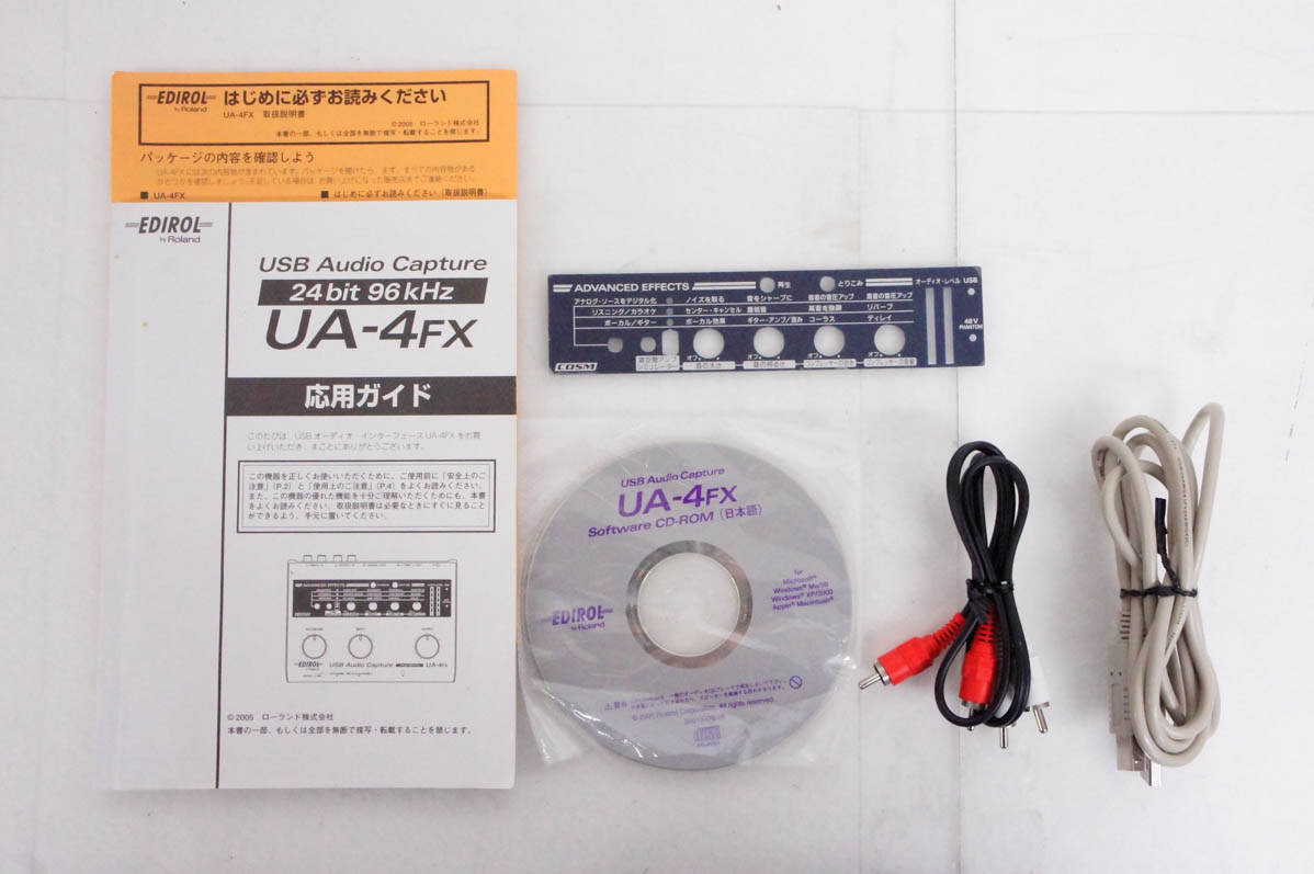 売行き好調の商品  EDIROL by Roland ローランド USBオーディオ・キャプチャー オーディオ・インターフェース UA-4FX