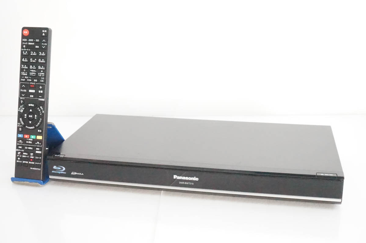 中古 Panasonicパナソニック HDD搭載ハイビジョンブルーレイディスクレコーダー 3D対応 HDD500GB DMR-BWT510-K