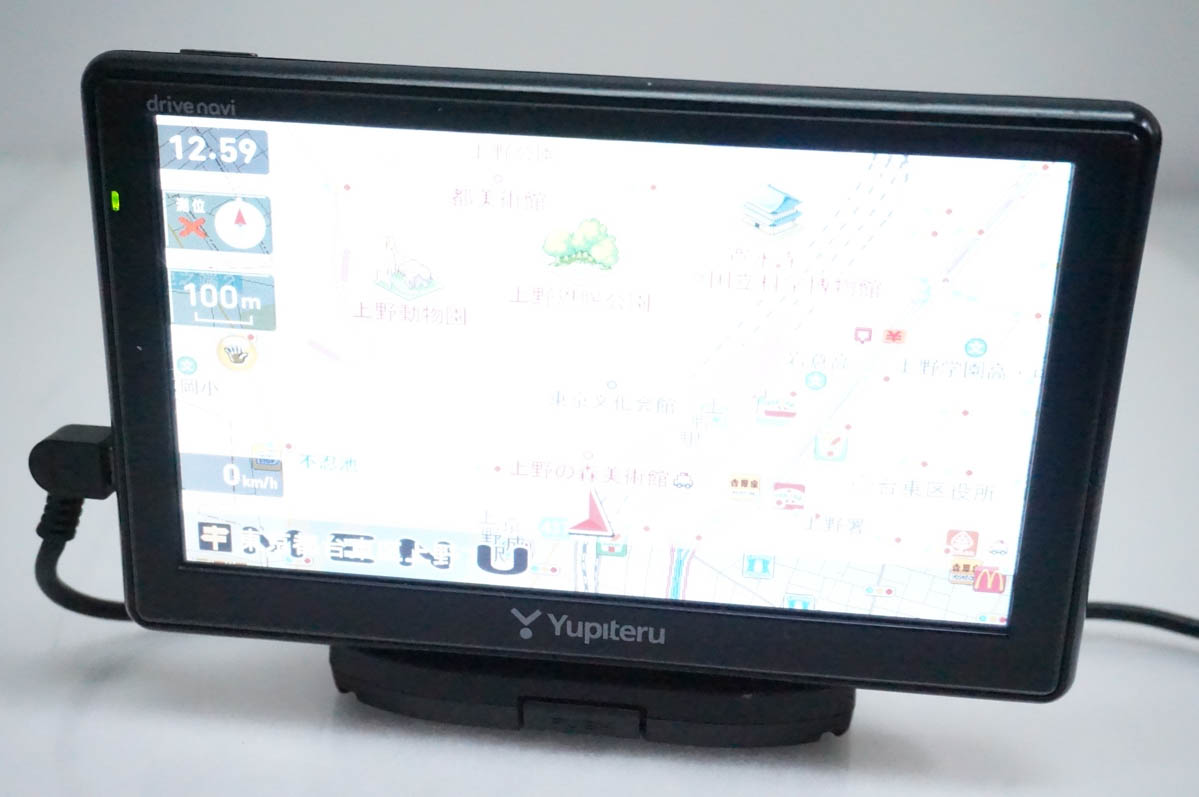 中古 C Yupiteruユピテル 6.0型 ワンセグ内蔵 ポータブルカーナビ 