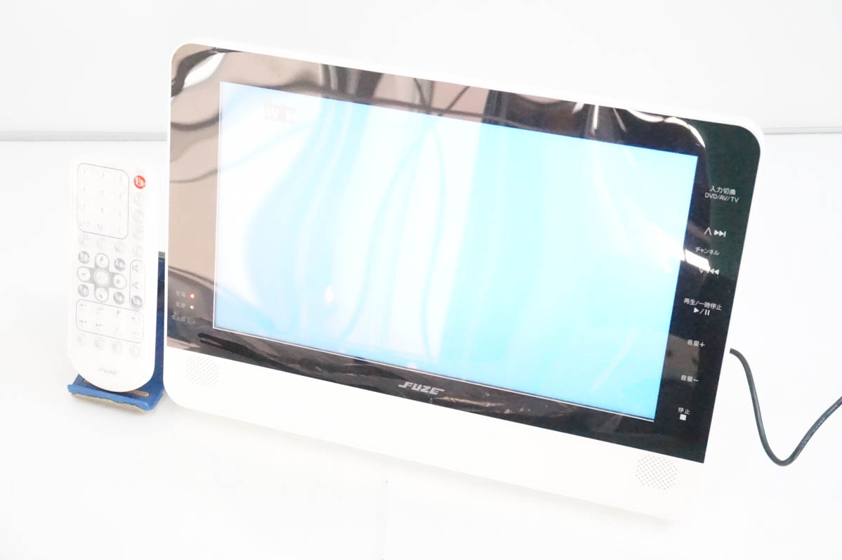 fuse DVD搭載フルセグ・ワンセグテレビ SD/USB付 PDV1200IP ☆FUZE