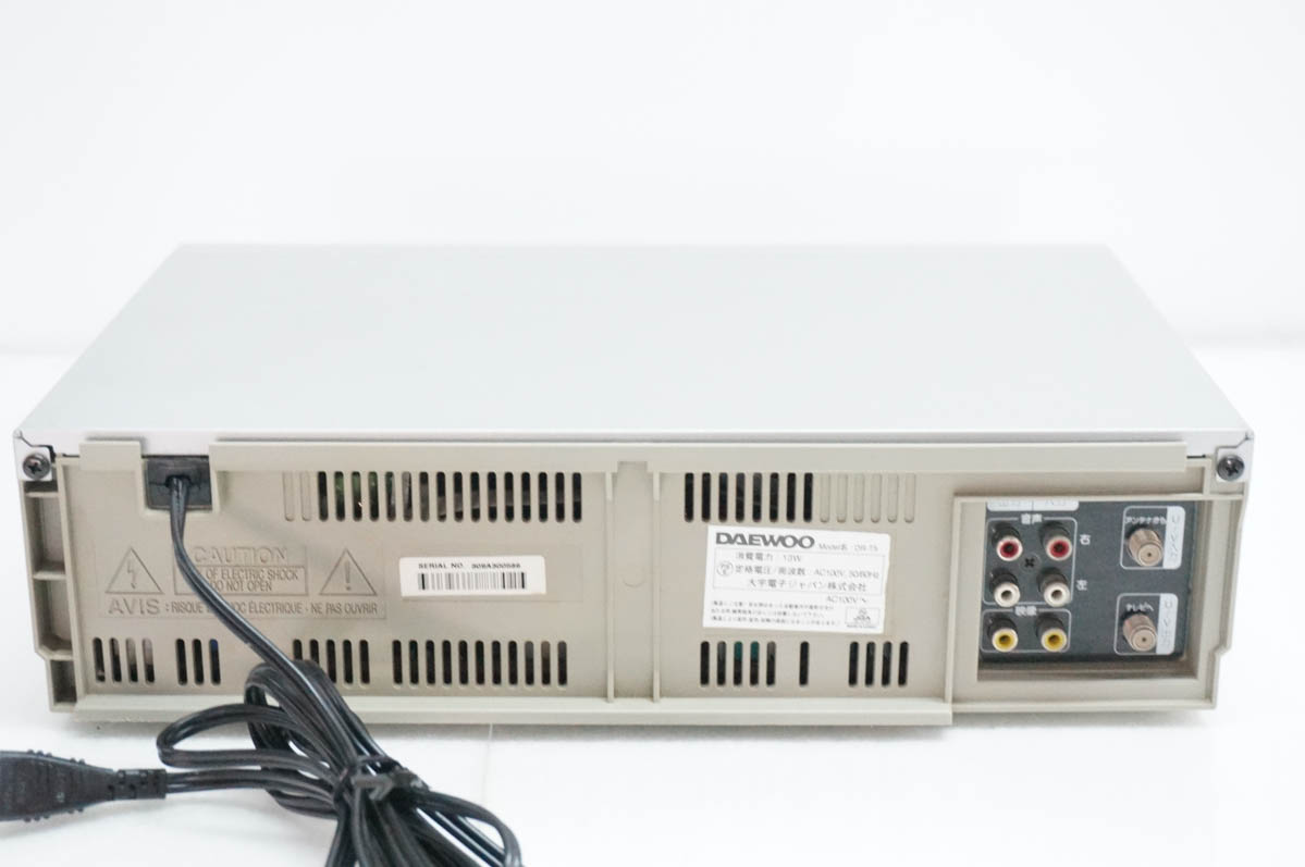 中古 DEWOO大宇 VHS ビデオカセットデ...の詳細画像3