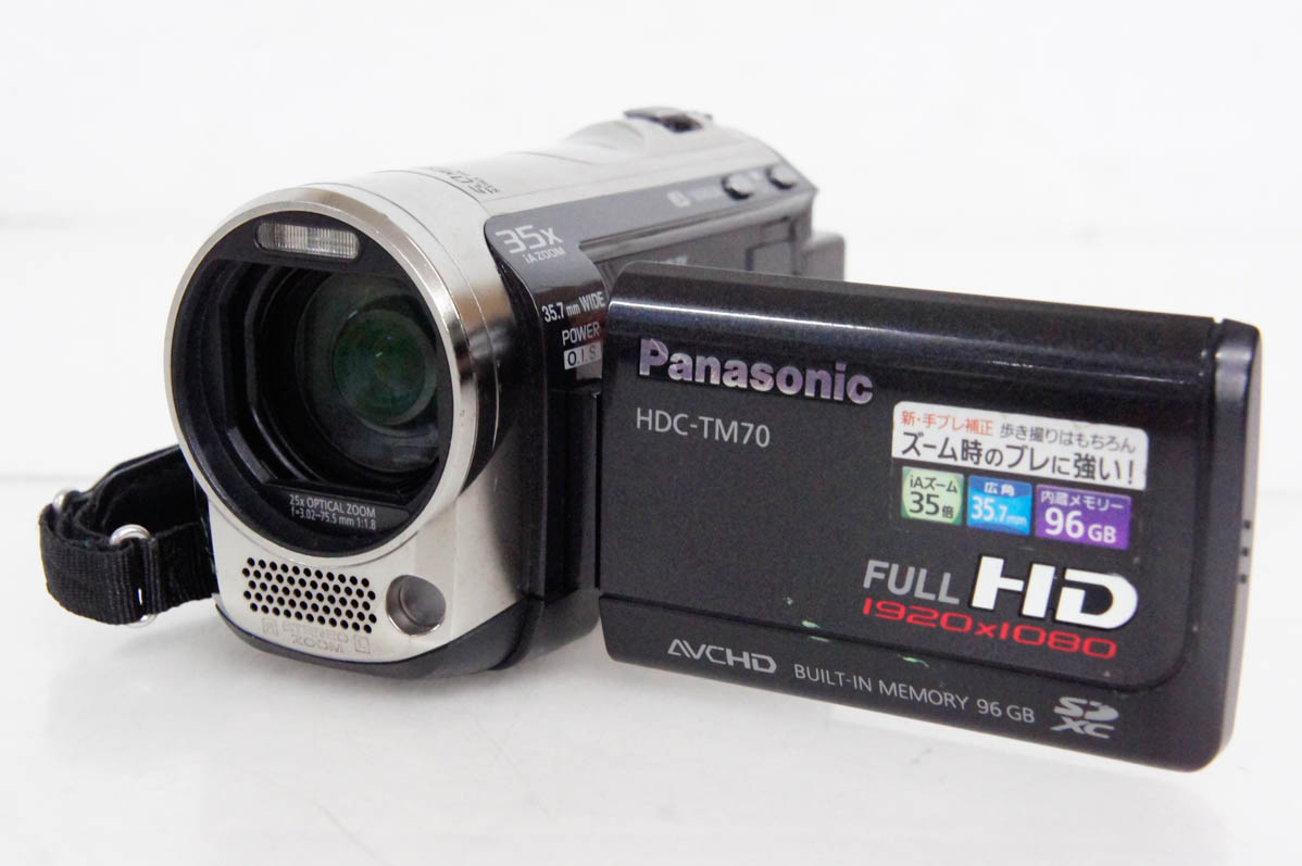 動作品　パナソニック HDC-TM70-K デジタルハイビジョンビデオカメラ Amazon.co.jp: パナソニック デジタルハイビジョンビデオカメラ