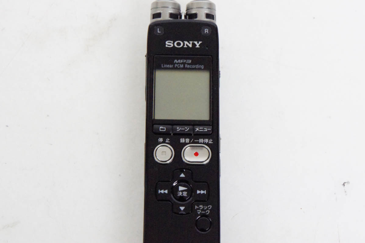 ソニー SONY リニアPCM対応ICレコーダー 4GBメモリ内蔵+外部マイクロSD