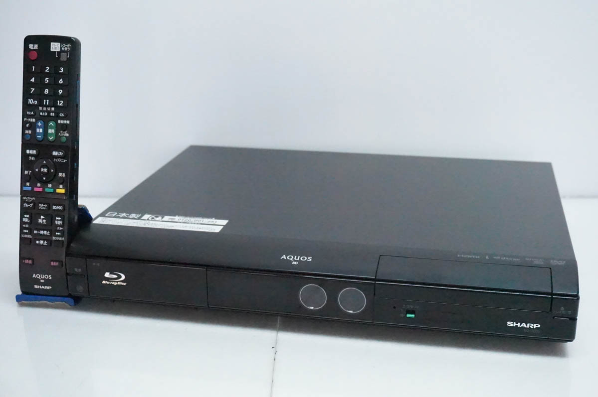 中古 C SHARPシャープ ブルーレイディスクレコーダー AQUOSアクオス 