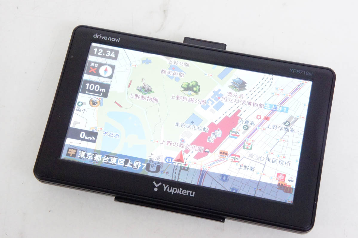 Yupiteru YPB718si カーナビ 未使用品 中古 Yupiteruユピテル 7.0型 ワンセグ内蔵 ポータブルカーナビ