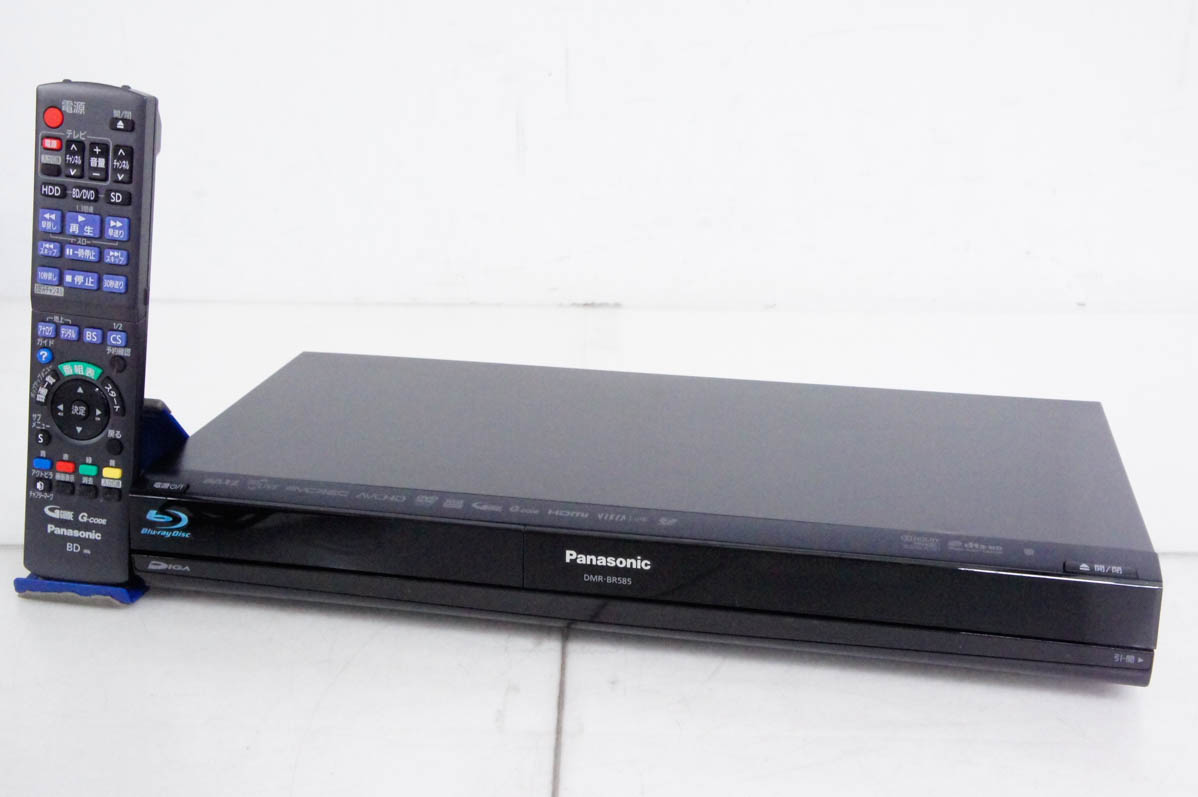 【中古】Panasonic DMR-BR585 ブルーレイディスクレコーダー 中古 Panasonicパナソニック 320GBHDD搭載 ブルーレイディスク