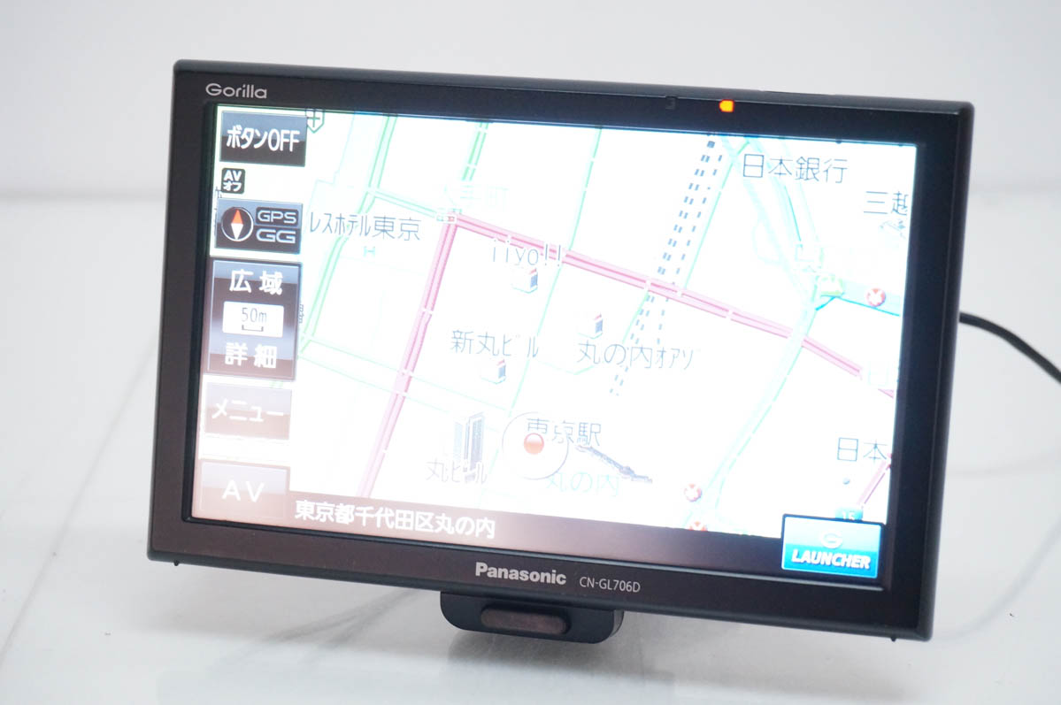 中古 Panasonicパナソニック ポータブル 16GB SSDカーナビゲーション 