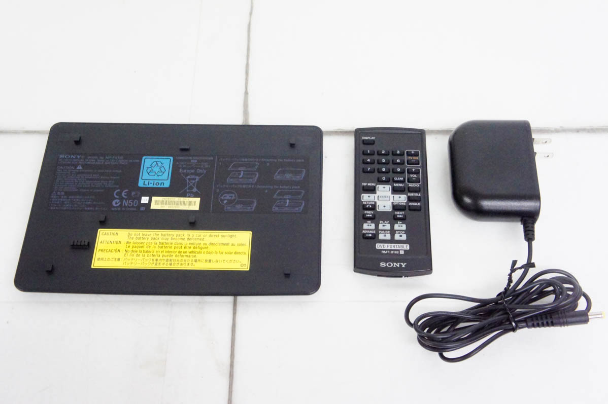 中古 SONYソニー 9V型 ポータブルDVDプレーヤー DVP-FX950 : エス