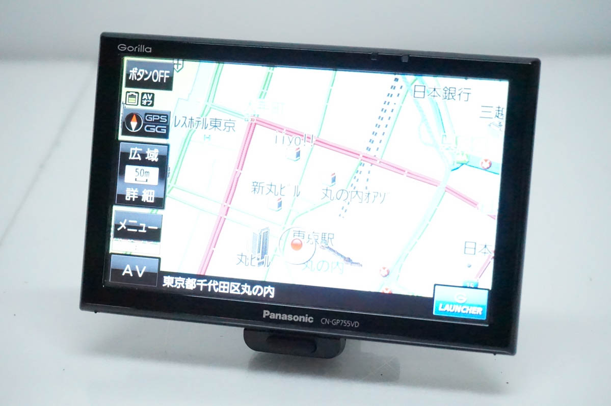 中古 Panasonicパナソニック 7型 SSDポータブルカーナビゲーション