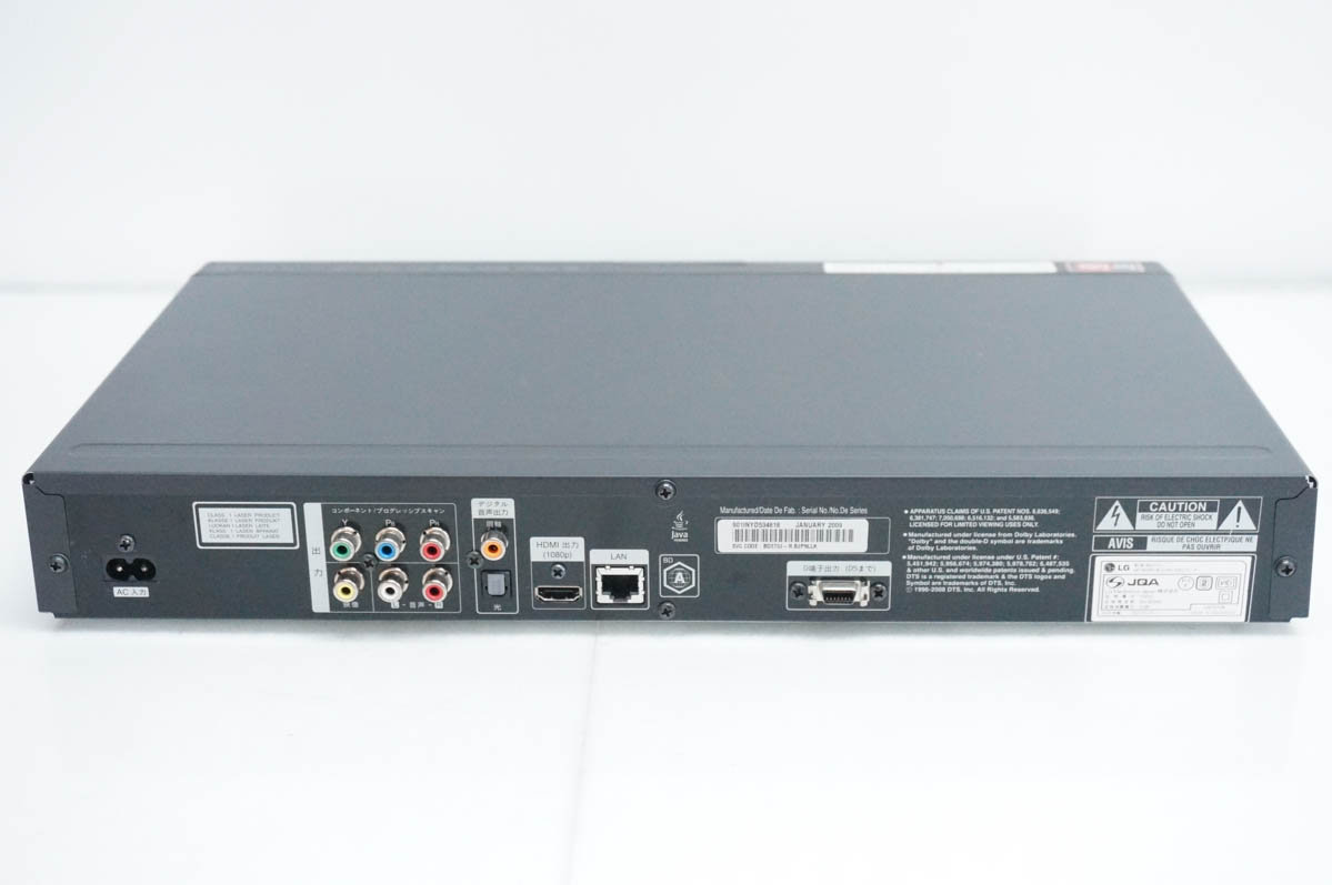 LGエレクトロニクス ブルーレイ、DVDレコーダー｜テレビ、映像機器