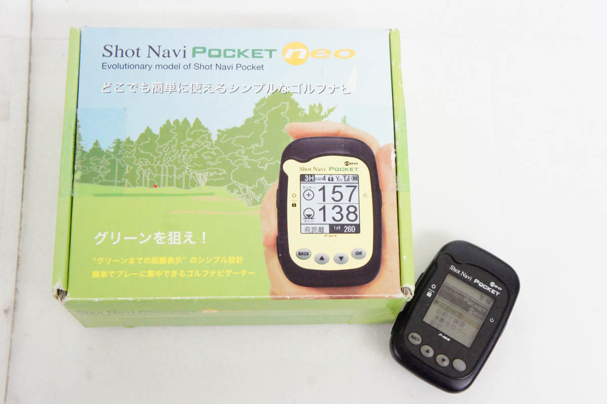 Yahoo! Yahoo!ショッピング(ヤフー ショッピング)中古 Shot Navi Pocket neo ショットナビ ポケットネオ GPS測定器