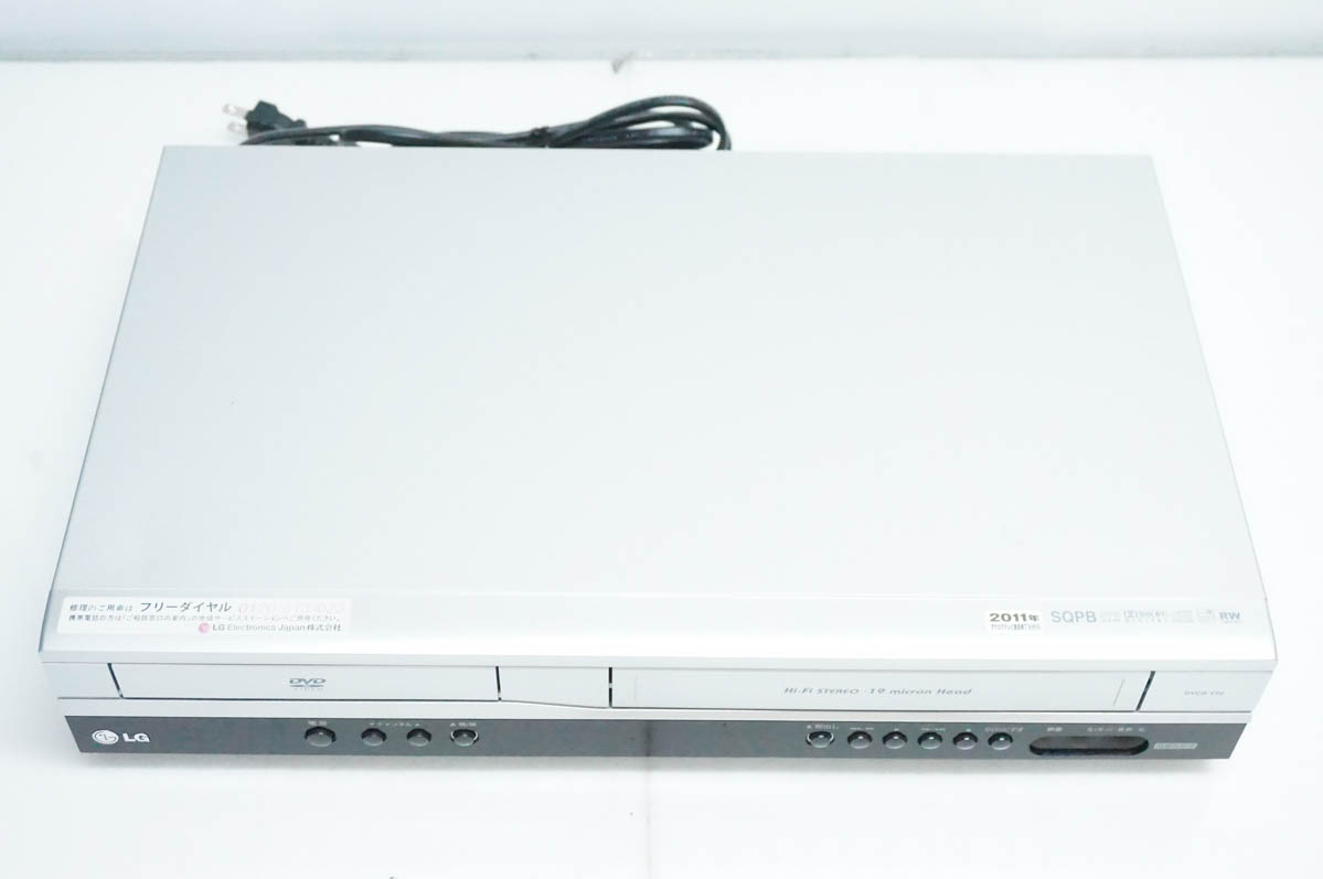 LG ビデオ一体型DVDプレーヤー DVCR-Y70 VHSビデオデッキ 中古 LG DVDプレーヤー/ビデオカセットレコーダー DVDプレーヤー一体型