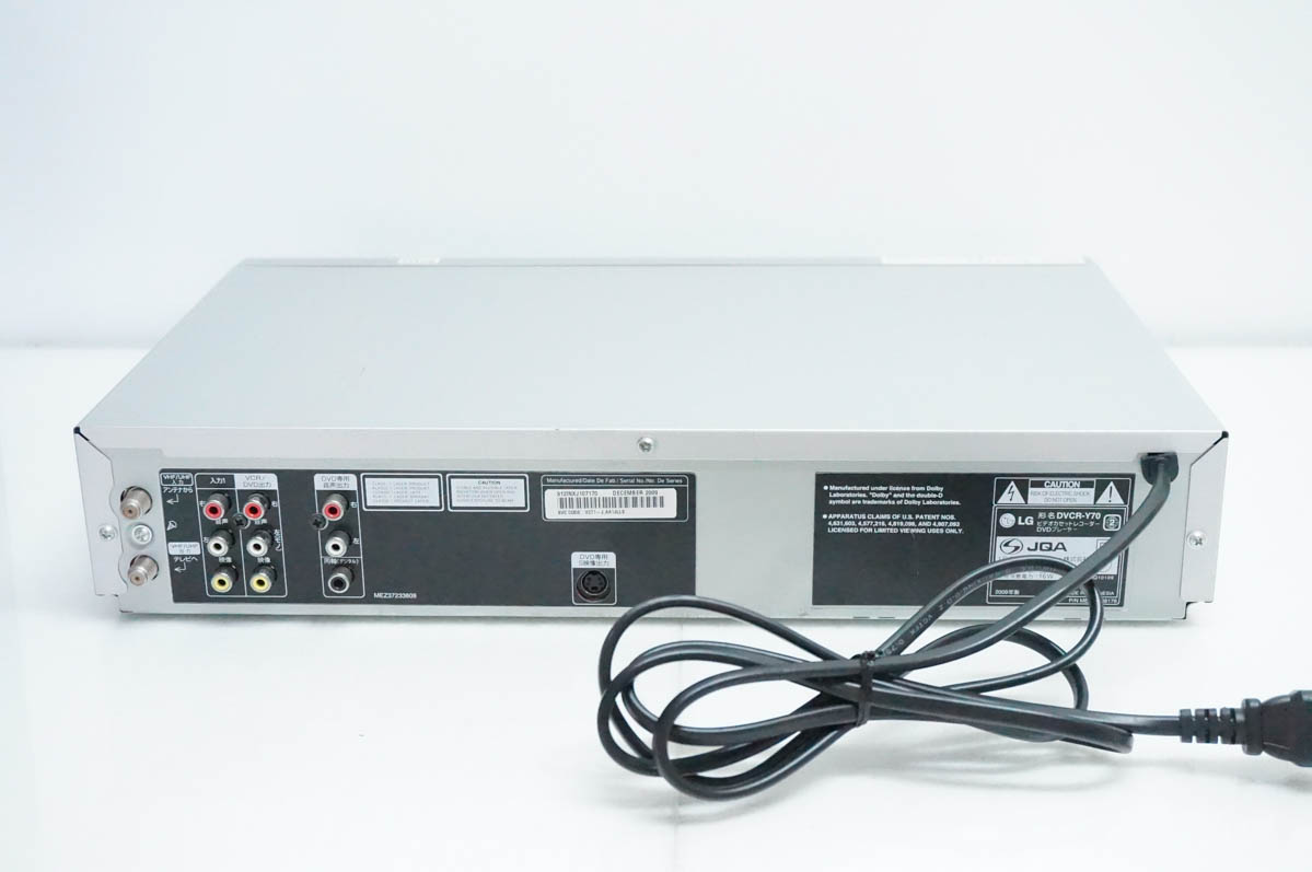 中古 LG DVDプレーヤー/ビデオカセットレコーダー DVDプレーヤー一体型