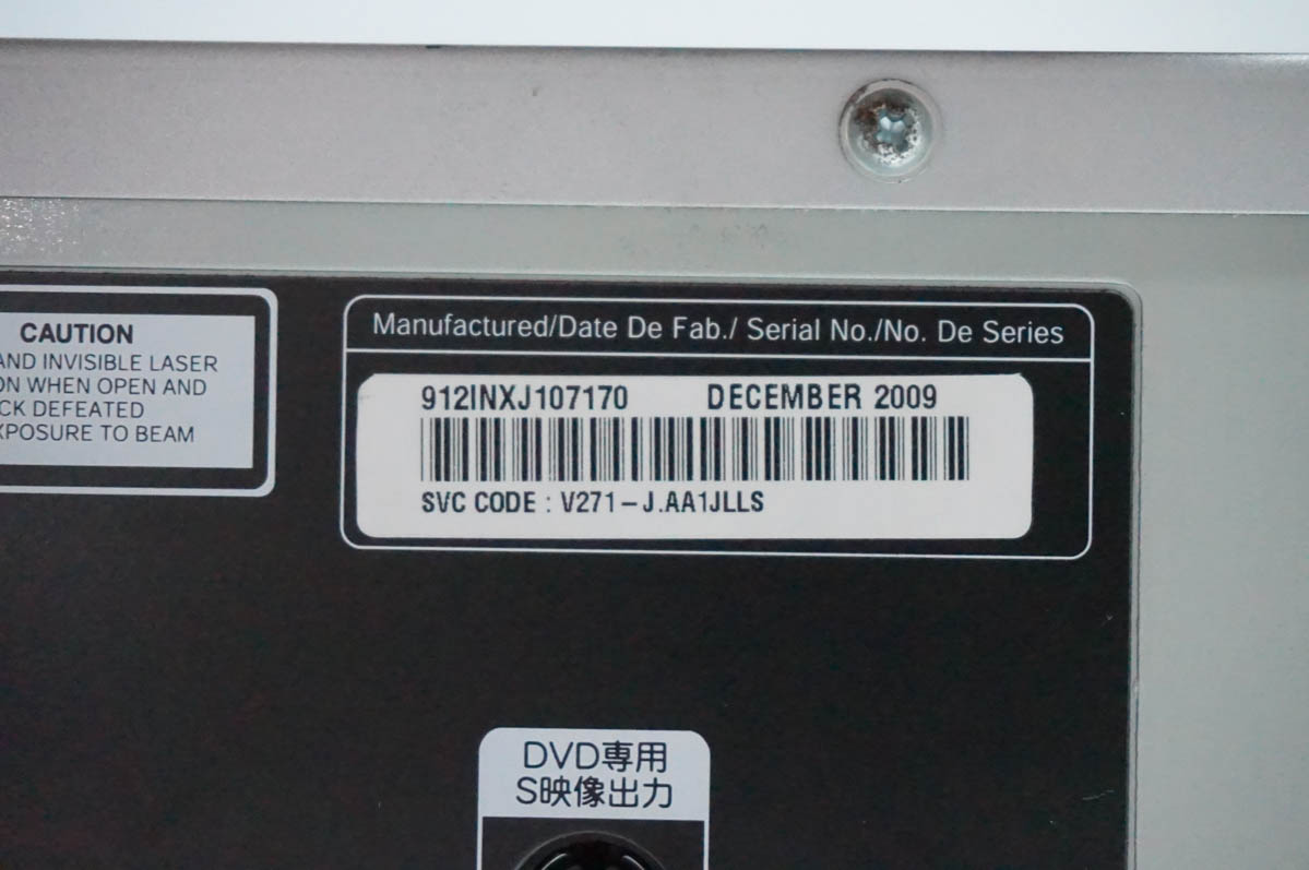 中古 LG DVDプレーヤー/ビデオカセットレコーダー DVDプレーヤー一体型