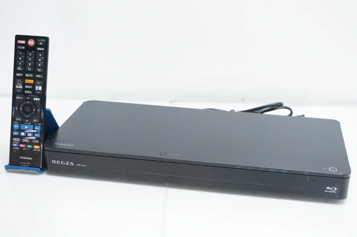 TOSHIBA DBR-Z410 500GB ブルーレイレコーダー 中古 東芝TOSHIBA ブルーレイレコーダー DBR-Z410 Wチューナー レグザ