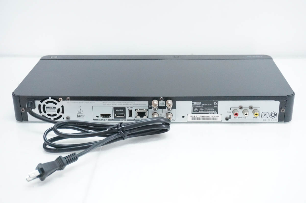 中古 東芝TOSHIBA ブルーレイレコーダー DBR-Z410 Wチューナー レグザ