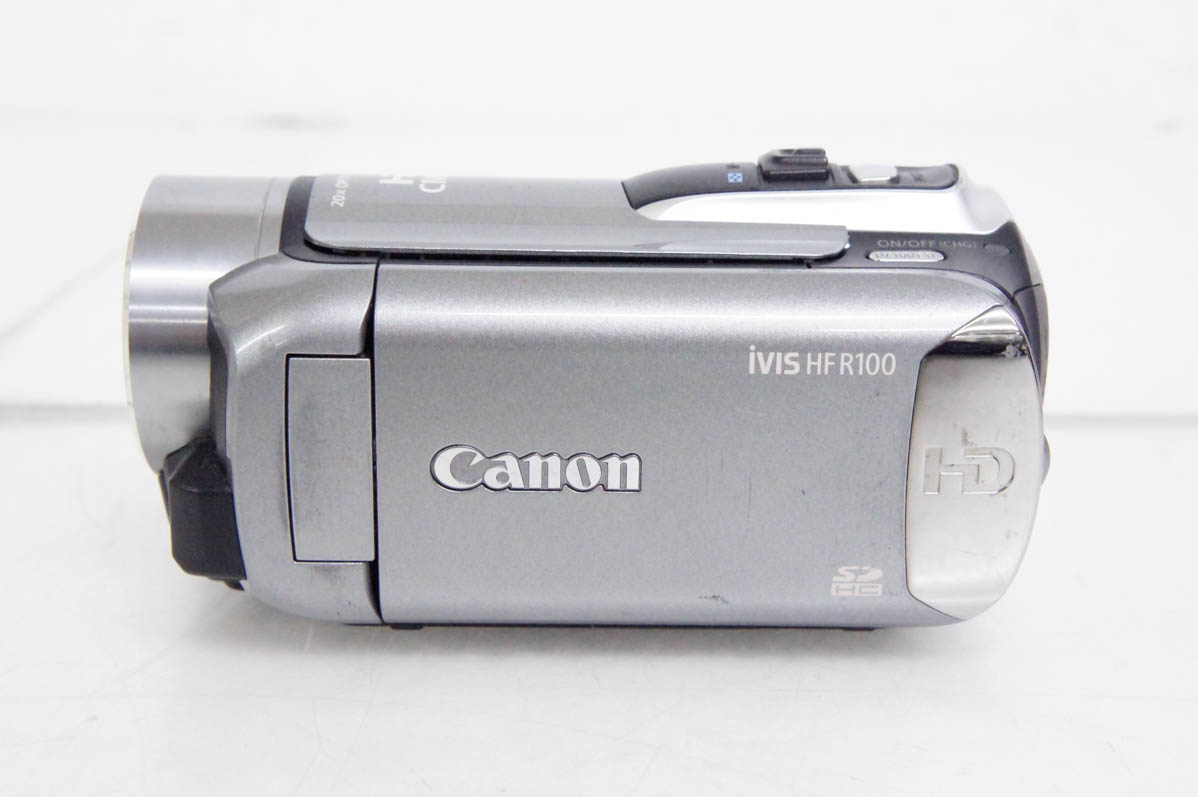中古 CANONキヤノン ハイビジョンデジタルビデオカメラ iVIS HF R100