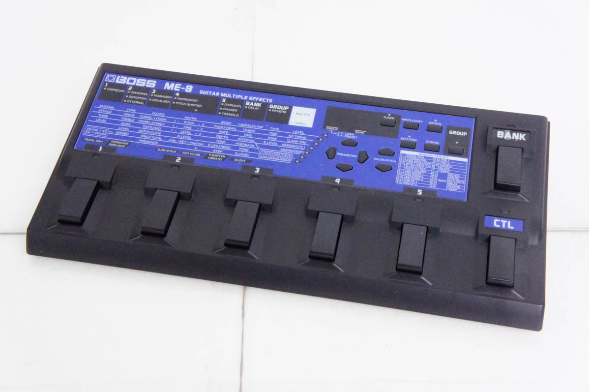 中古 BOSSボス マルチエフェクター ME-8 : エスネットショップ ヤフー