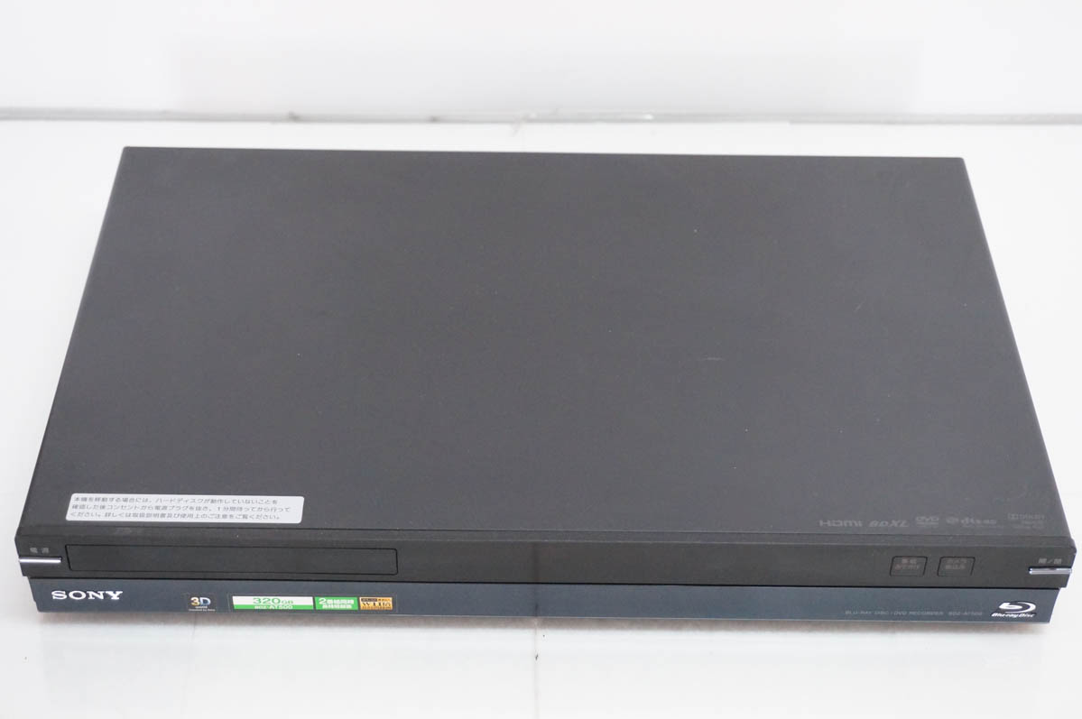 SONY BDZ-AT700 ブルーレイ/DVDレコーダー SONY 500GB 2チューナー ブルーレイレコーダー BDZ-AT700