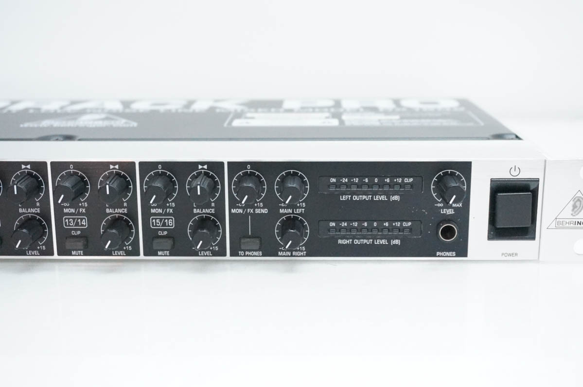 美品 BEHRINGER RX1602 EURORACK PRO ラインミキサー 中古 BEHRINGER ベリンガー RX1602 EURORACK PRO ラインミキサー