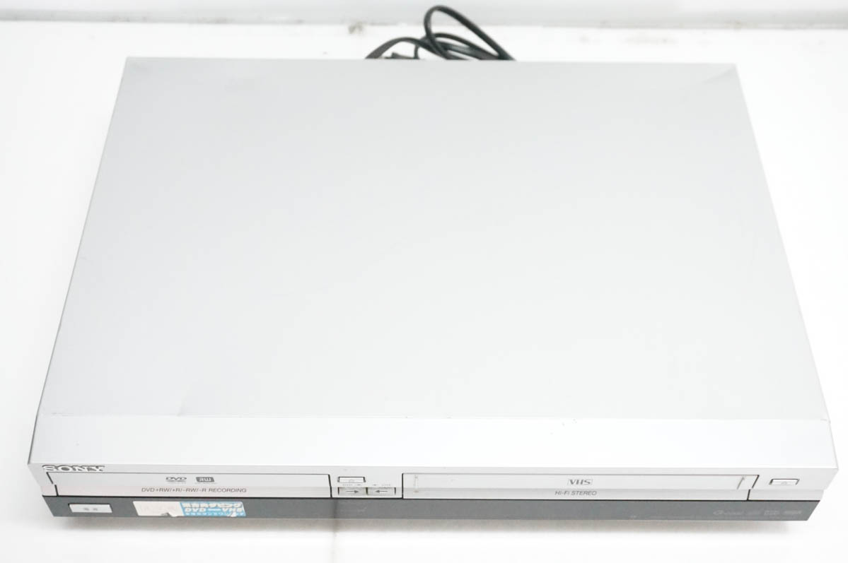 中古 SONYソニー VHSビデオ一体型DVDレコーダー スゴ録 ダビング RDR