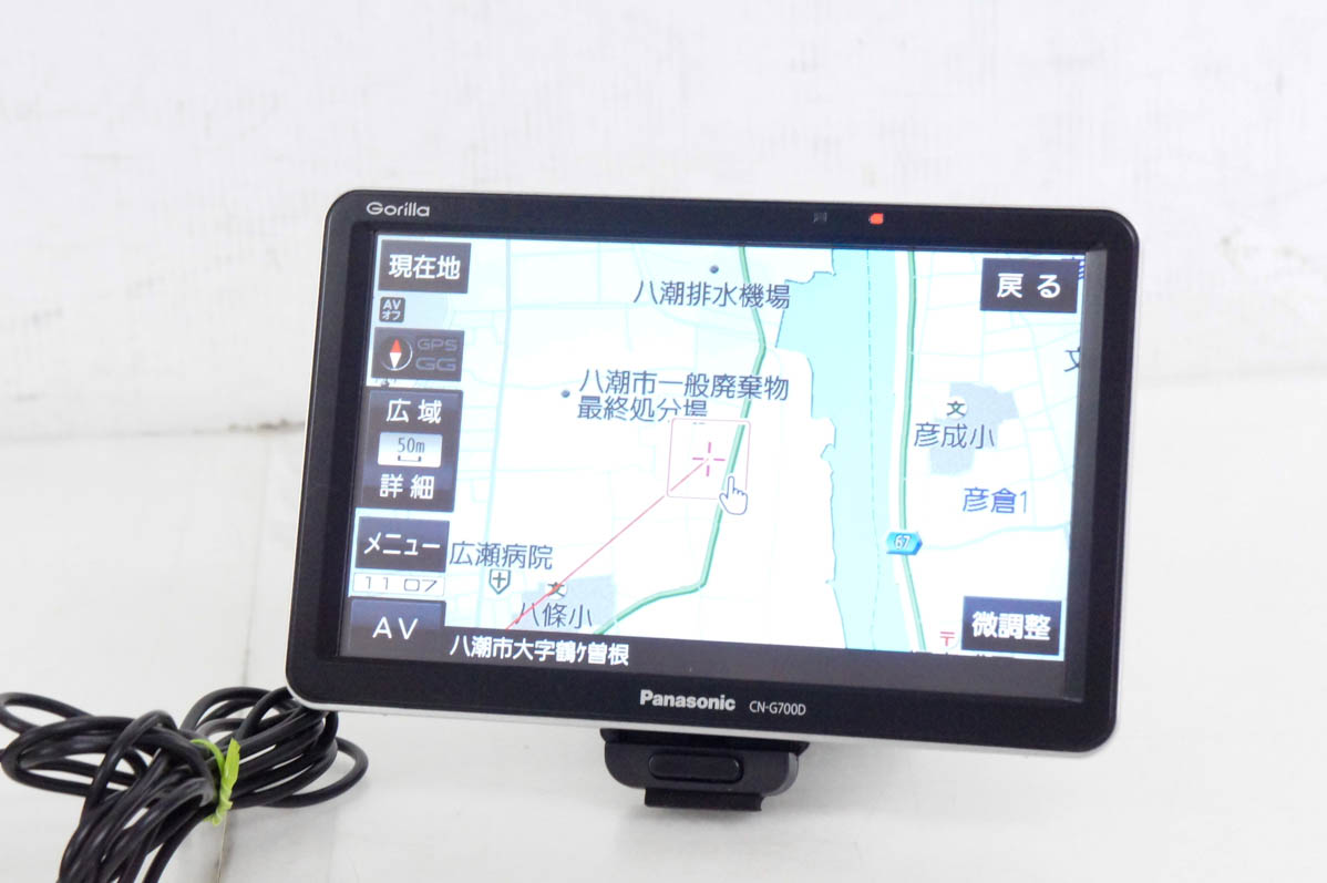 中古 Panasonicパナソニック 7型ポータブルナビ Gorilla CN-G700D