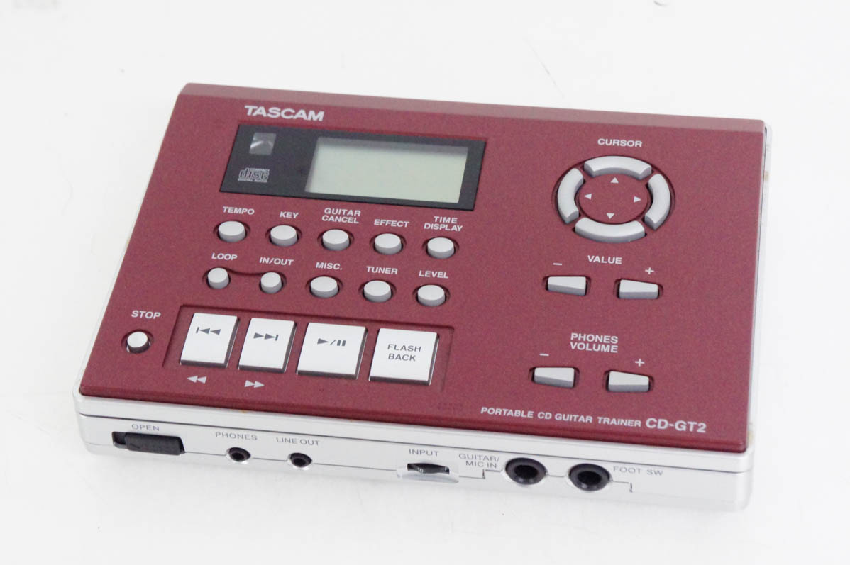 TASCAM CD-GT2 ポータブルギタートレーナー 中古 TASCAMタスカム ポータブルCDギタートレーナー CD-GT2 : エス
