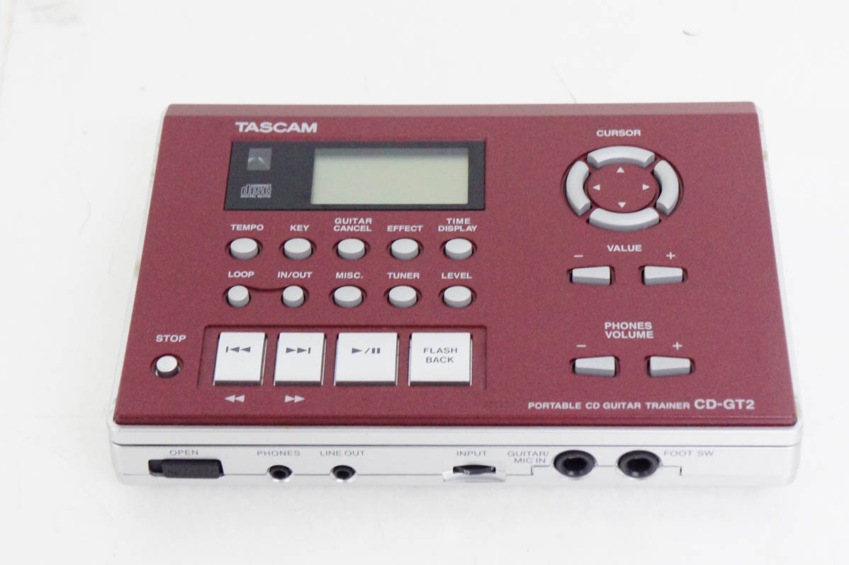 動作確認済】TASCAM CD-GT2 ポータブルCDギタートレーナー CD-GT2