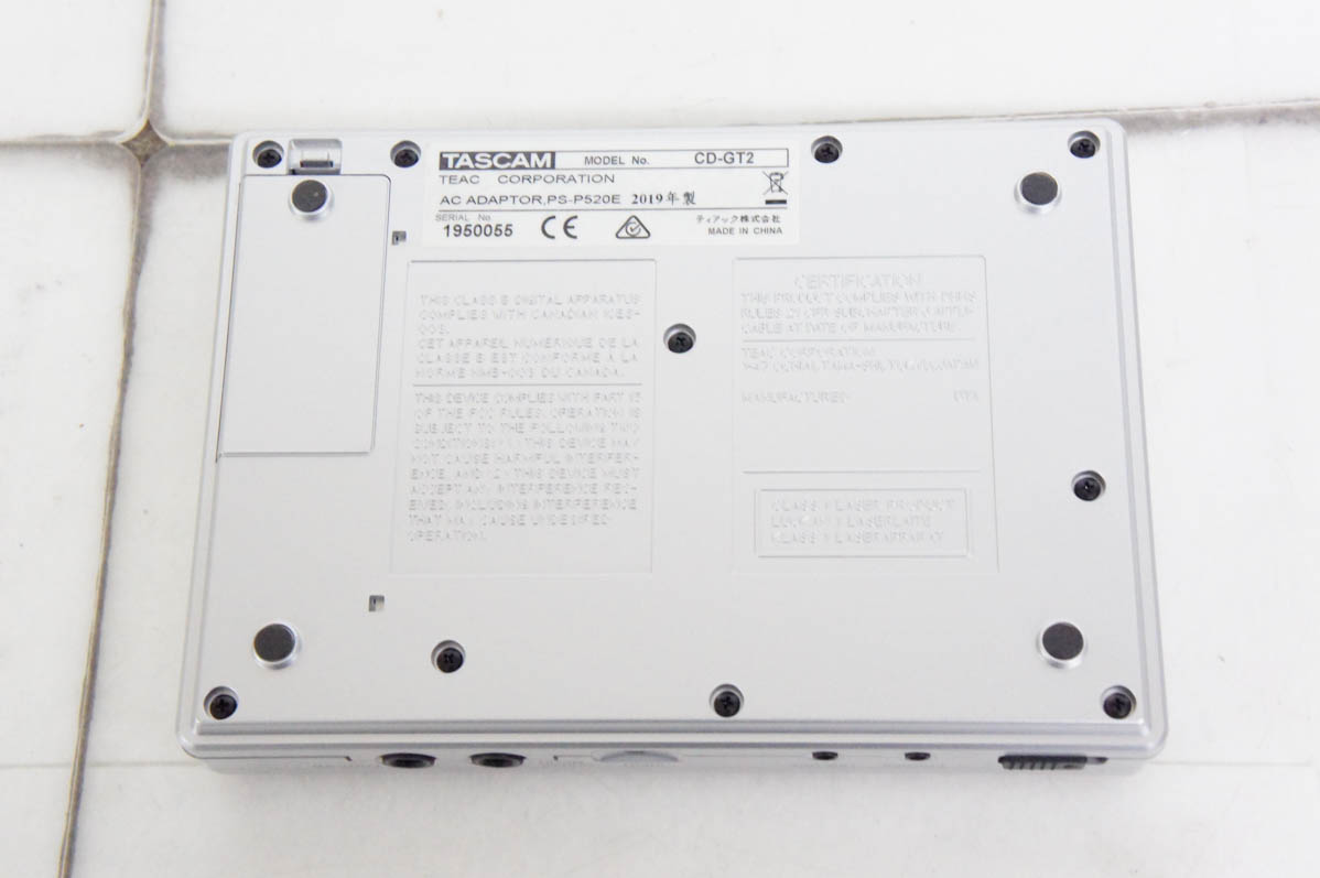 中古 TASCAMタスカム ポータブルCDギタートレーナー CD-GT2 : エス