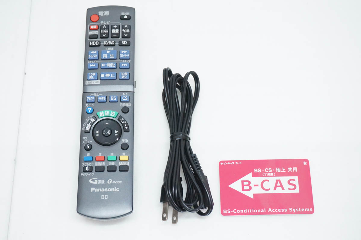 中古 Panasonicパナソニック HDD搭載ハイビジョンブルーレイディスクレコーダー HDD320GB DMR-BW750-Kの画像