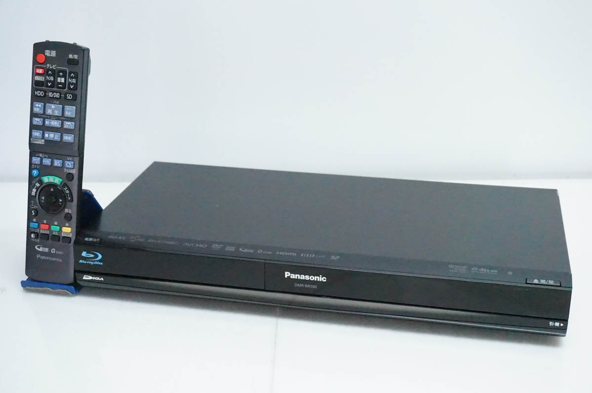 ブルーレイディスクレコーダー DIGA DMR-BR590 中古美品 中古 Panasonicパナソニック ハイビジョンブルーレイディスク