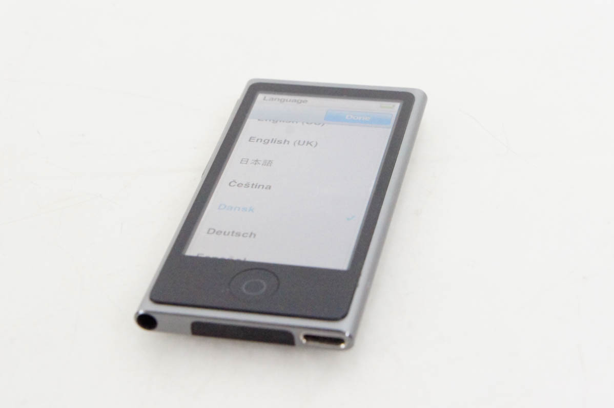 iPod nano ME971J/A 16GB スペースグレイ 第7世代 中古 Appleアップル 第7世代 iPod nano 16GB スペースグレイ