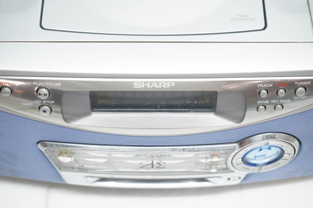 中古 SHARPシャープ 1ビットMD/CDシステム Auvi CD/MD/ラジオ MDLP対応 SD-FX10オーディオ 関連画像1