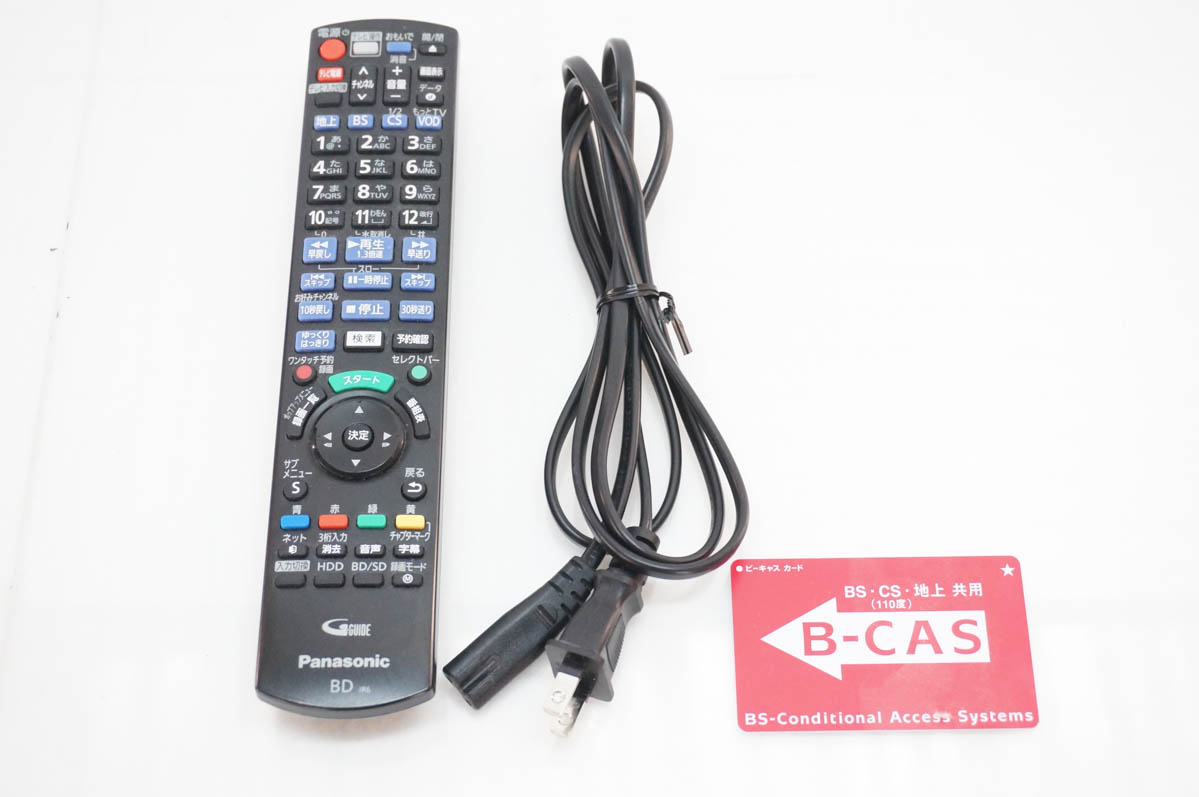 中古 C Panasonicパナソニック ブルーレイディスクレコーダー DIGA DMR-BRW500 ダブルチューナー HDD500GBの画像