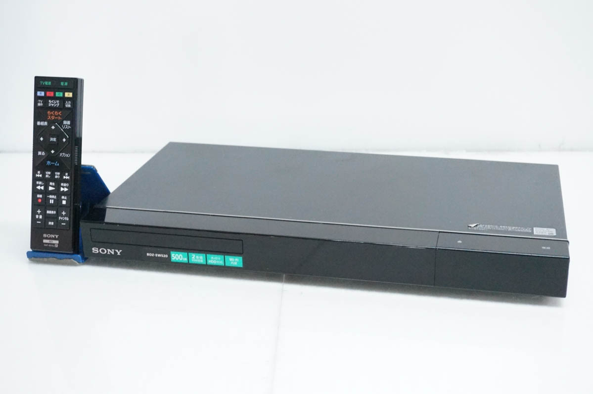 ソニー ブルーレイレコーダー 「BDZ-EW520」 動作品① 中古 SONYソニー ブルーレイディスクレコーダー BDZ-EW520 ダブル