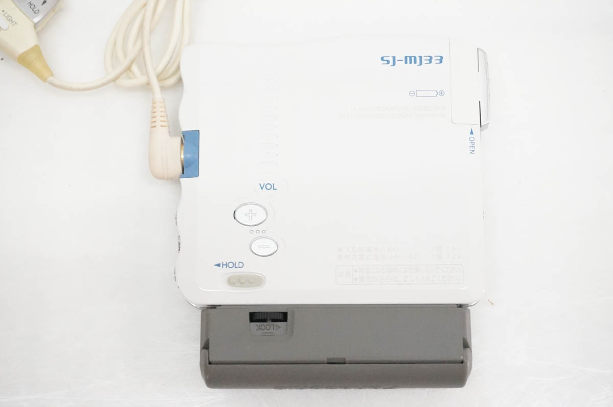 Panasonic SJ-MJ33 再生確認済 リモコン付 MDプレーヤー 中古 Panasonicパナソニック ポータブルMDプレーヤー SJ-MJ33 : エス