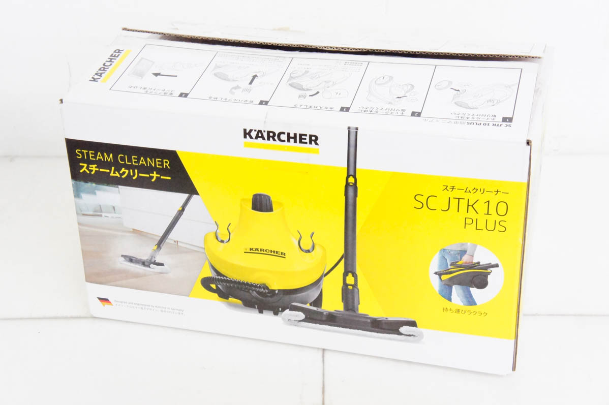 ▲KARCHER ケルヒャー スチームクリーナー SCJTK10 高温除菌♪ 未使用 KARCHERケルヒャー 家庭用スチームクリーナー SC JTK 10