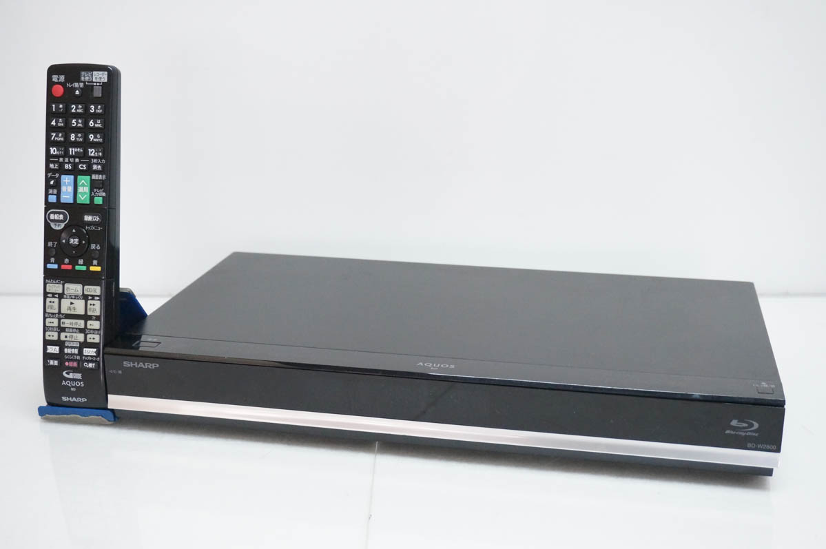 中古 SHARPシャープ ブルーレイディスクレコーダー AQUOSアクオスブルーレイ ドラ丸 BD-W2800 HDD2TB 無線LAN内蔵