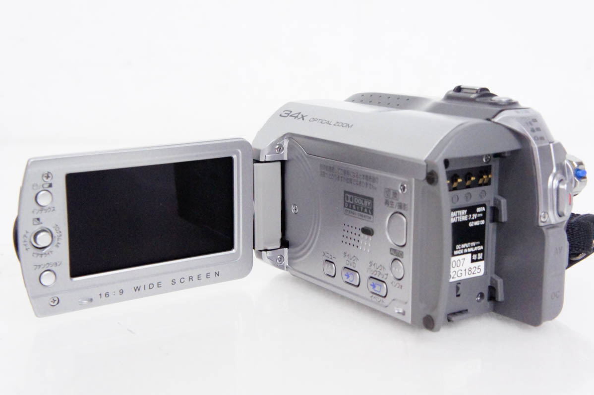 中古 JVC Victorビクター エブリオEverio ビデオカメラ GZMG130 30GB内蔵メモリー ハードディスクムービー