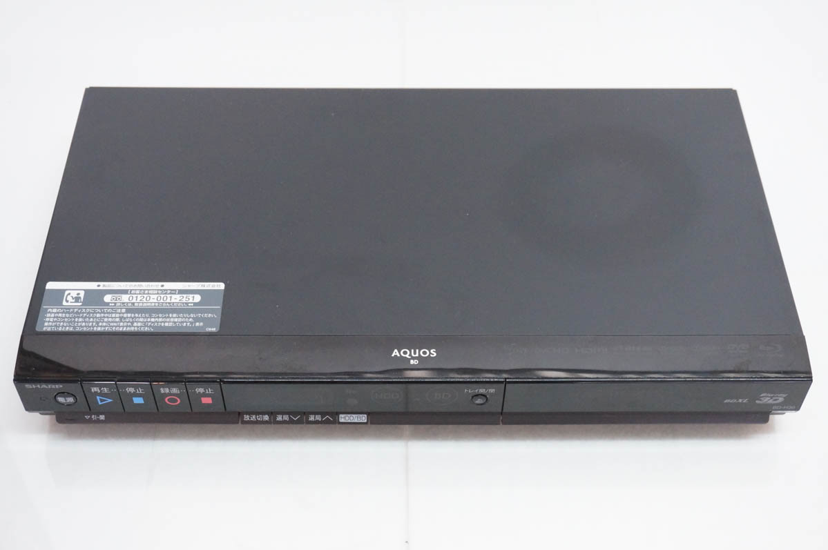 中古 訳あり SHARPシャープ ブルーレイディスクレコーダー AQUOS