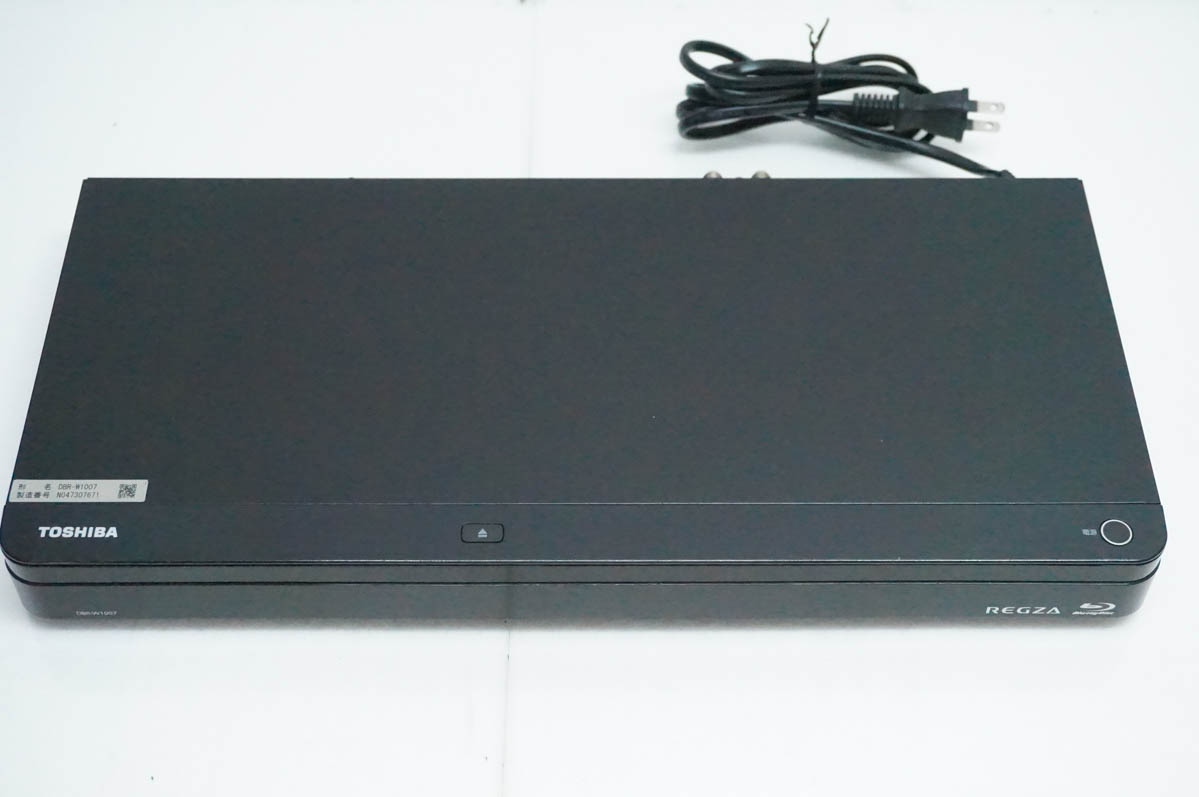 中古 東芝TOSHIBA ブルーレイレコーダー DBR-W1007 Wチューナー レグザ