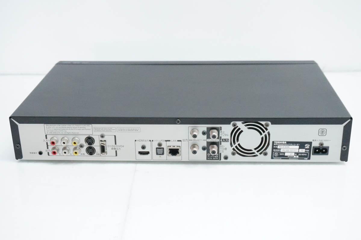 中古 東芝TOSHIBA DVDレコーダー DVD-RAM/-R/-RW/-R DL 地上/BS/CS110