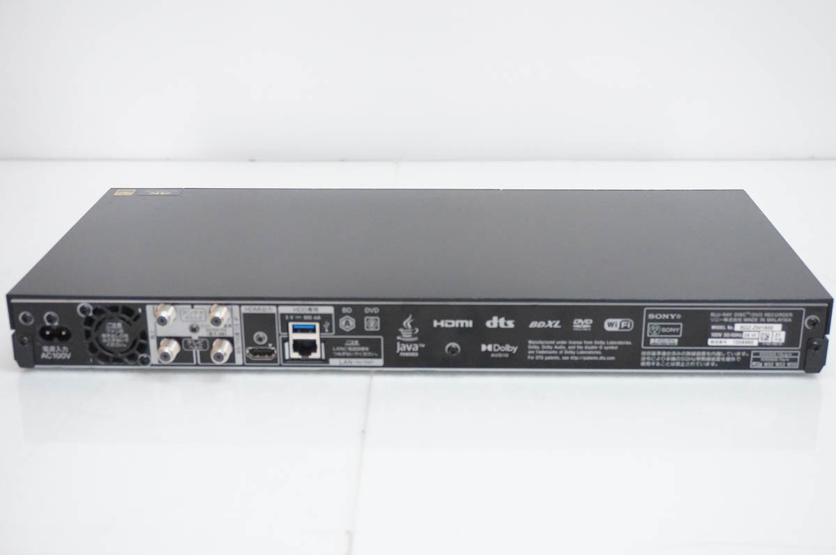 レコーダー SONY BDZ-ZW1800 ソニー BDZ-ZW1800 ブルーレイレコーダー 1TB | ヤマダウェブコム